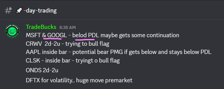 Trade_Bucks's tweet photo. $GOOGL - below PDL trapped friday's bulls 🧸

✅ Posted in the Free Discord. 

#TheStrat https://t.co/yekeqQ5PQG