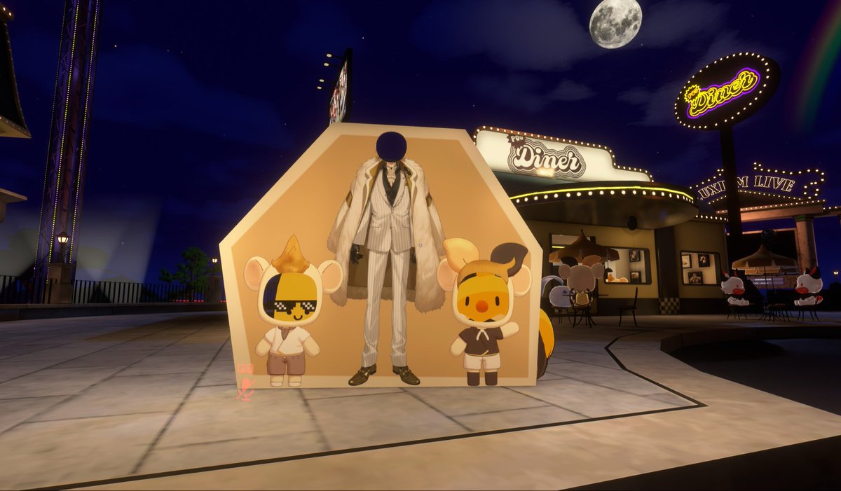 coffeeeern's tweet photo. I played VRchat for the first time.
My friend guide me to various places related to niji EN in VRchat!!
She also introduced me about languages exchange server. 
I really enjoyed it!✨ https://t.co/G89xoub0bo