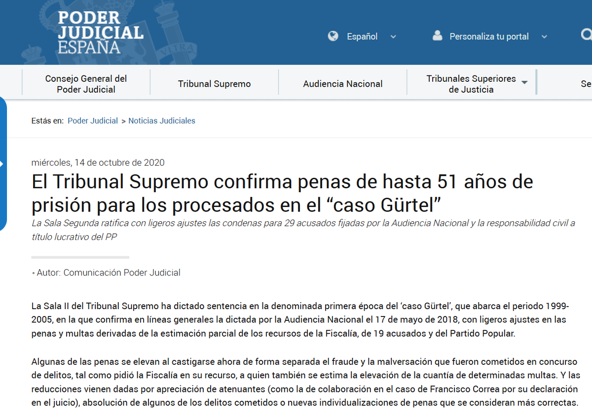jecarrerob's tweet photo. @a1varo_lopez Eso además de demagogia barata porque estamos hablando de comparar la comisión de un delito con la comisión de 9 delitos, pero como no ejerces de periodista sino de propagandista, cuando el TS confirmó las condenas de hasta 51 años no dijiste lo mismo. https://t.co/SW08lhsM3b