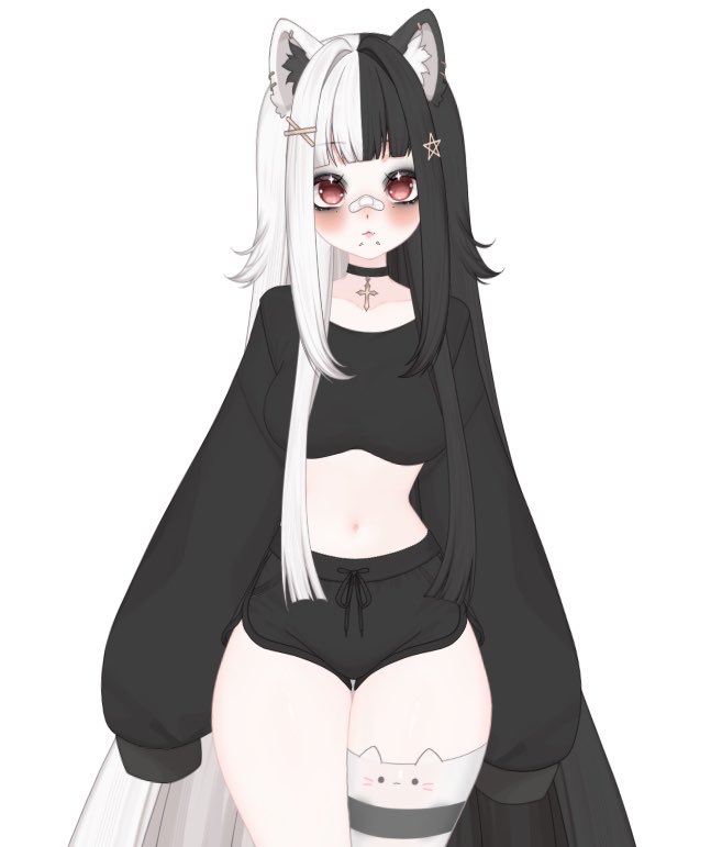NyxiiiVT's tweet photo. This Model is Puuuurfect TwT i luve it so so much! ✨🎀
@MoshieDraws 

#meow #custommodel #vtuber #gervtuber https://t.co/3gpOYegktH