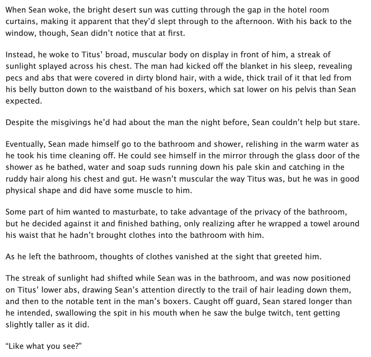 kengonelson's tweet photo. Free story on ao3: A card-counter's scheme to live off casino earnings falls at risk when a big, hot idiot rolls in and tries to rig a slot machine in broad daylight: https://t.co/wzspmcADMW 

100+ smutty stories on Patreon: https://t.co/dhBHbdD653

#amwriting #writingcommunity https://t.co/hTnlJTiVe0