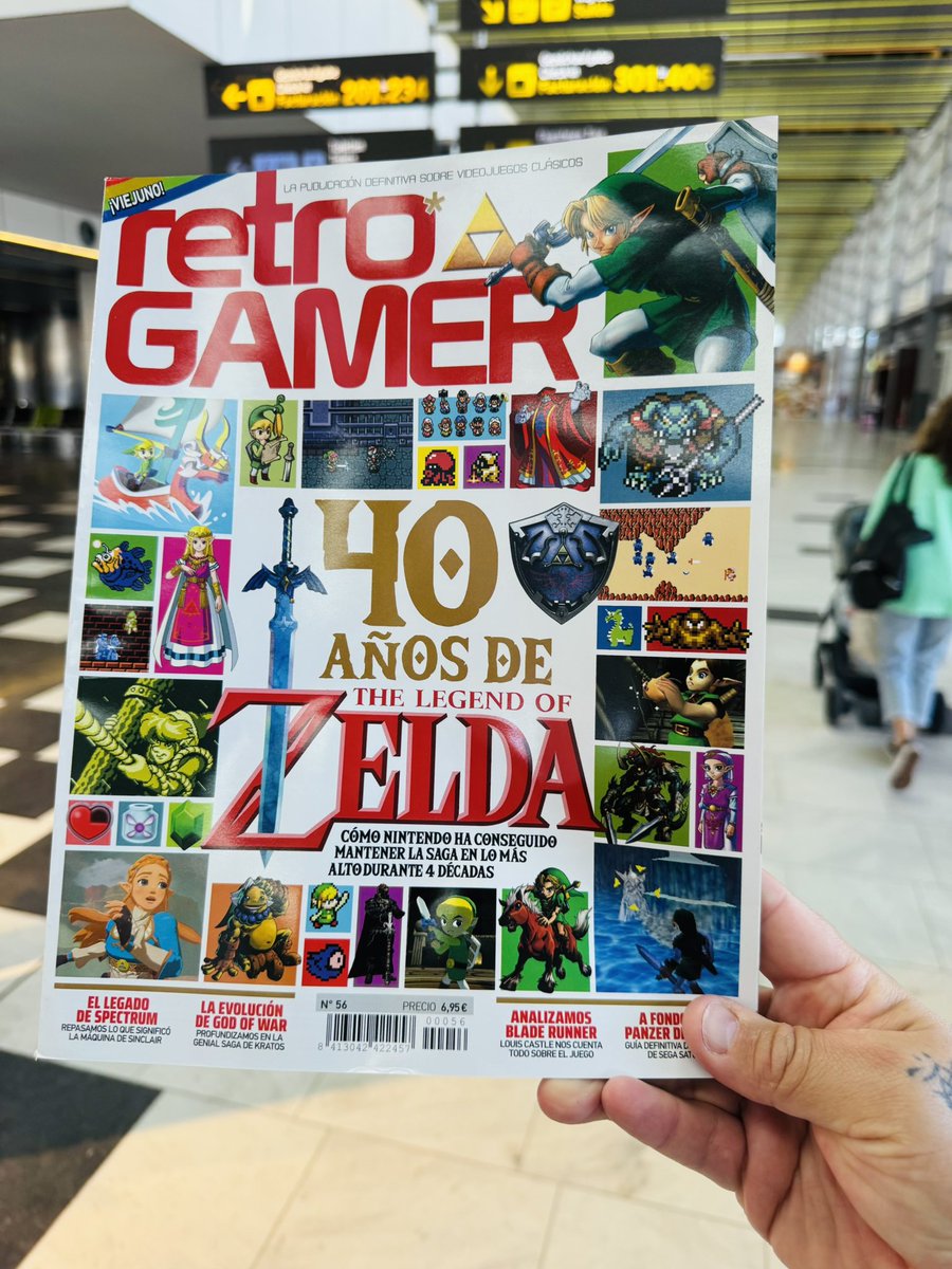 KanarianGamer's tweet photo. Tremenda joya es la #RevistaRetroGAMER de este mes !! Compra obligatoria para todo fan de #LegendofZelda #Zelda https://t.co/k2HPr9XMfb