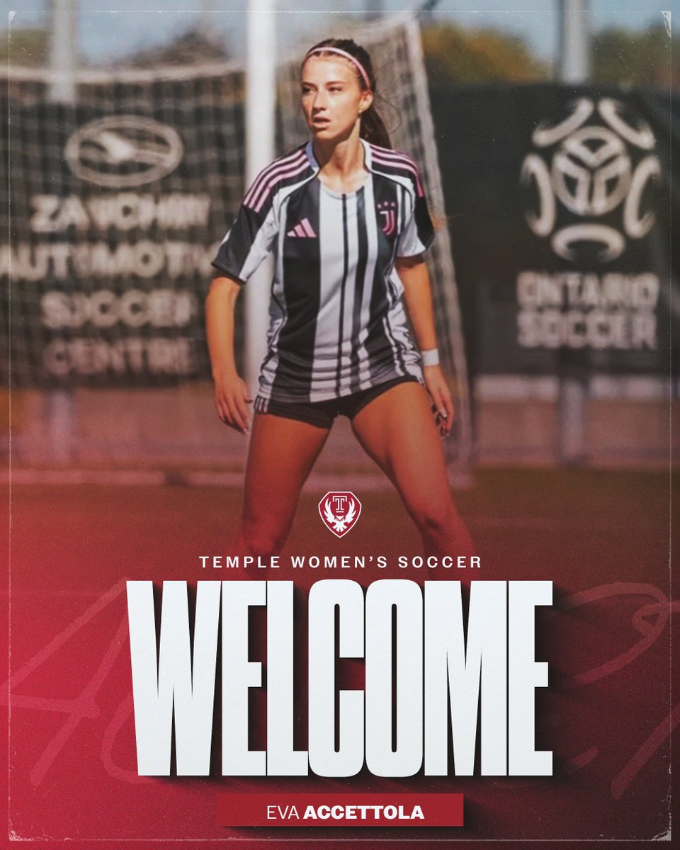 templewsoccer's tweet photo. The maple leaf is headed to North Broad 🍁
Welcome to the Owls' family Eva Accettola!
#GoOwls | #BuiltOnBroad https://t.co/mA0IImWdpX