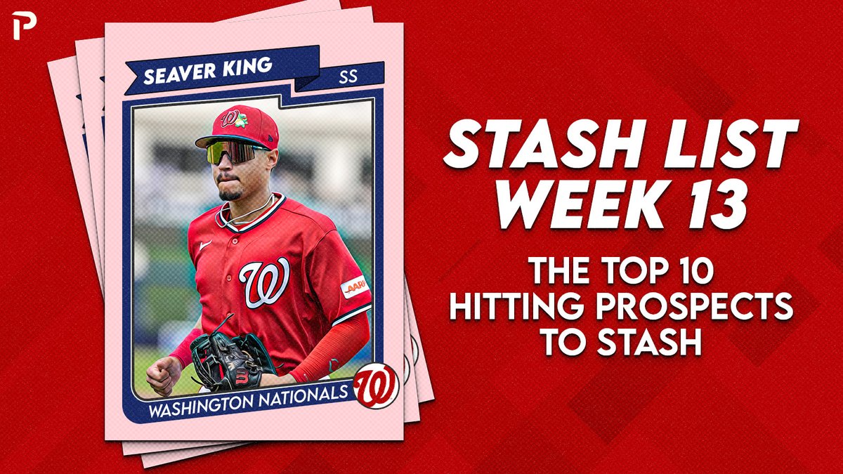 PitcherList's tweet photo. Hitters to Stash after Week 13 of the MiLB season

https://t.co/6ztOUuEdaH https://t.co/qfv6PpxPN1