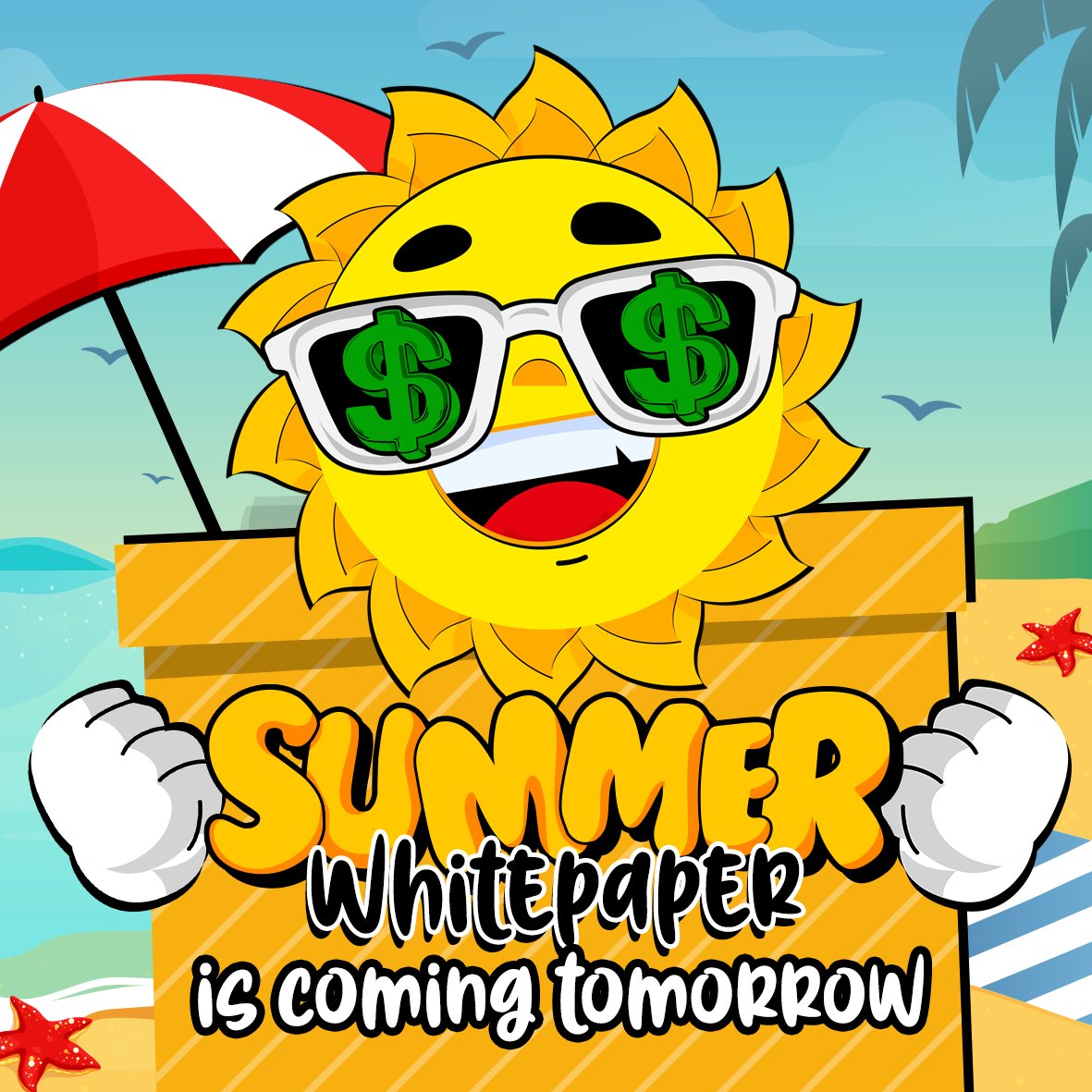summertokensol's tweet photo. Summer is here! 
And our white paper is going to be shared tomorrow! 
It's not just a presale! 
Like we did with our previous presale, now we are ready for better growth with SUMMER coin! 
Stay tuned! https://t.co/vdNVLkm8lS