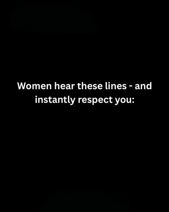 MetabolicPrime's tweet photo. Women hear these lines - and instantly respect you:    

-Thread- https://t.co/9v1PZqTrxT
