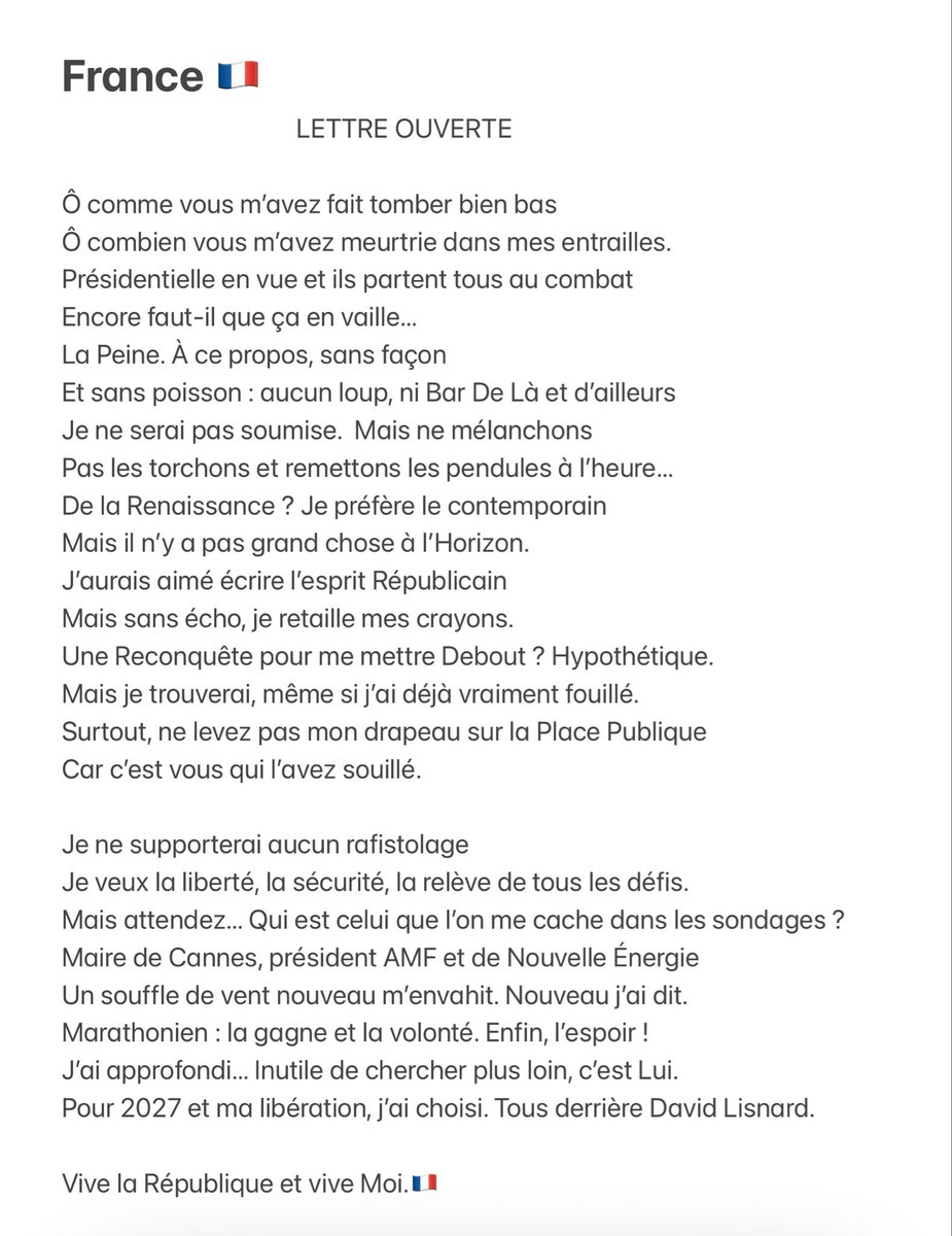 lauramilton2012's tweet photo. Et si pour une fois, on écoutait la #France https://t.co/FRkBtnSoIU
