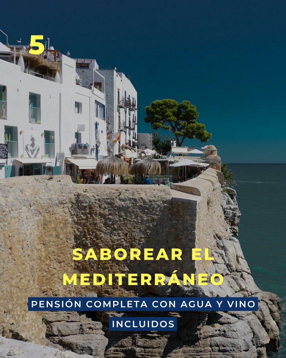 ViajesIncaLogro's tweet photo. 😎En el carrusel te damos 6 razones para viajar a Peñíscola y vivir San Mateo de una forma diferente, con autobús directo, hotel céntrico y pensión completa.

📍 Circuito exclusivo de Viajes Incavisa Logroño
📲 Reserva tu plaza en nuestra agencia o llamando al 941 205 511 https://t.co/PcjiL2OXp8