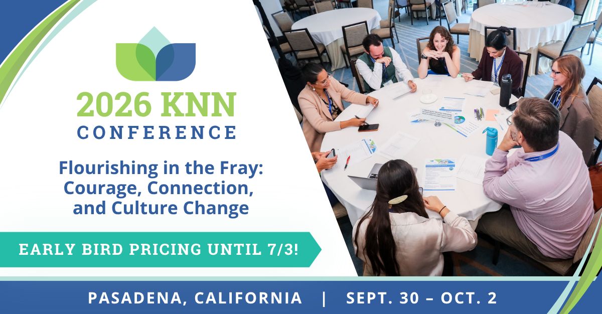 KernNetwork's tweet photo. Flourishing cultures are built with intention.​ 

Be part of the 2026 KNN Conference and learn alongside national peers leading culture change across the health ecosystem.​ 

Register early to save by July 3: https://t.co/LgGyz4ffC3 https://t.co/fye3vQWZP9