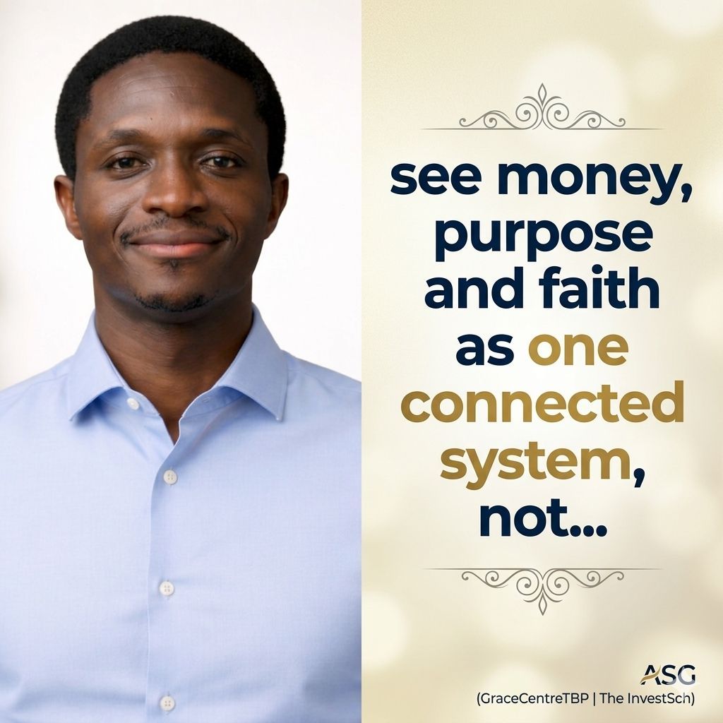 InvestWithASG's tweet photo. Most people separate their faith from their finances;
I don't.

For years I watched people pray for breakthrough while ignoring the financial wisdom right in front of them, and chase money while starving their spirit dry.

I believe wealth isn't just a financial event. https://t.co/eD7MicoYu5