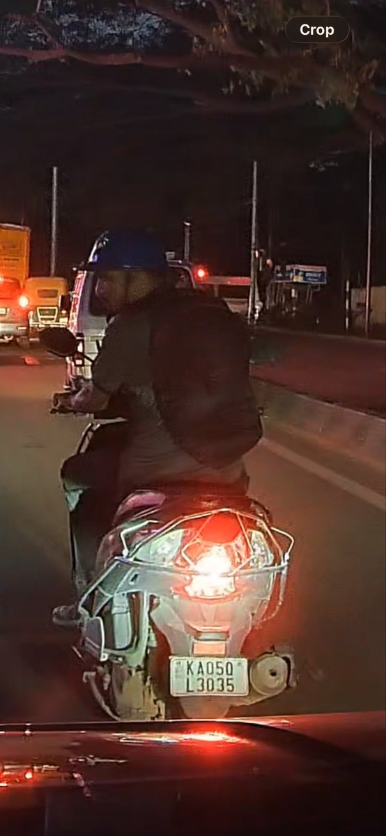 i_kritesh's tweet photo. On 19 June around 7 PM on Ulsoor Road, a scooter rider (KA05Q L3035) dangerously cut across my car. He followed me and at Giva signal tried to open my door forcefully and break my left ORVM.
@BlrCityPolice @blrcitytraffic
#Bengaluru #RoadRage https://t.co/7EQ34y97dE