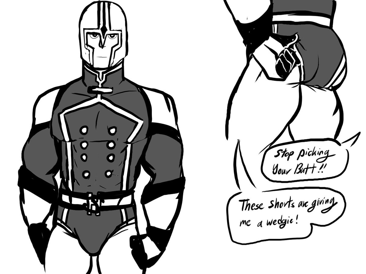 Artisialmaniac's tweet photo. The OC’ification of the incredible characters so I can use them for my comics is fun. Lmao 
#theincredibles 

Hypershock - High Seis 
Universalman - Mr.Universal https://t.co/aPPbQwosJt