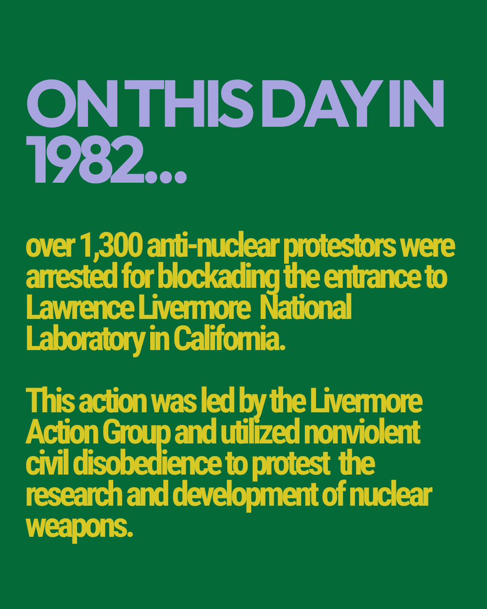 ajmuste's tweet photo. The mobilization of the Livermore Action Group reminds us of the power of nonviolent civil disobedience in the face of injustice and how this often remains true in current times. Onward! https://t.co/jNTXShlYIW