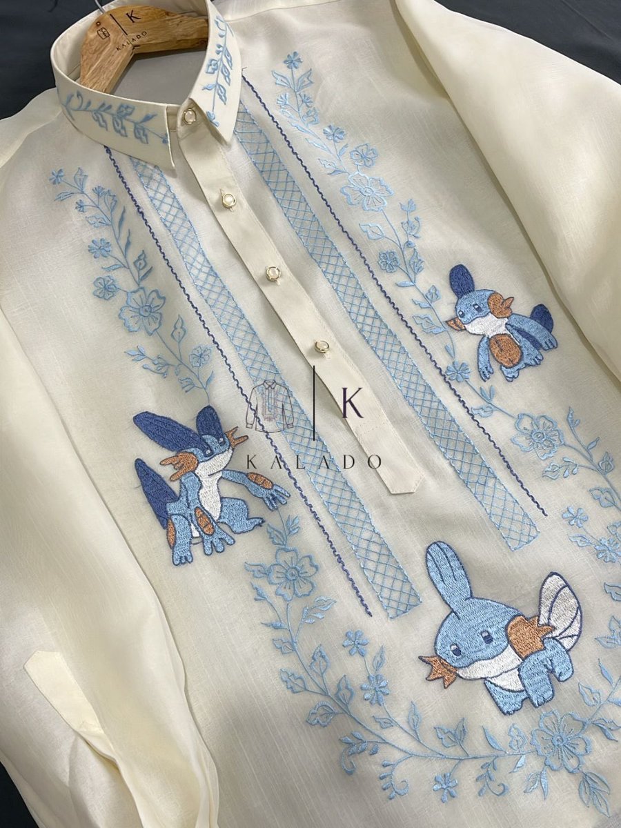 Ohoebee's tweet photo. joonie in this Pokemon Barong Tagalog by kalado https://t.co/AeHIQYp9EM