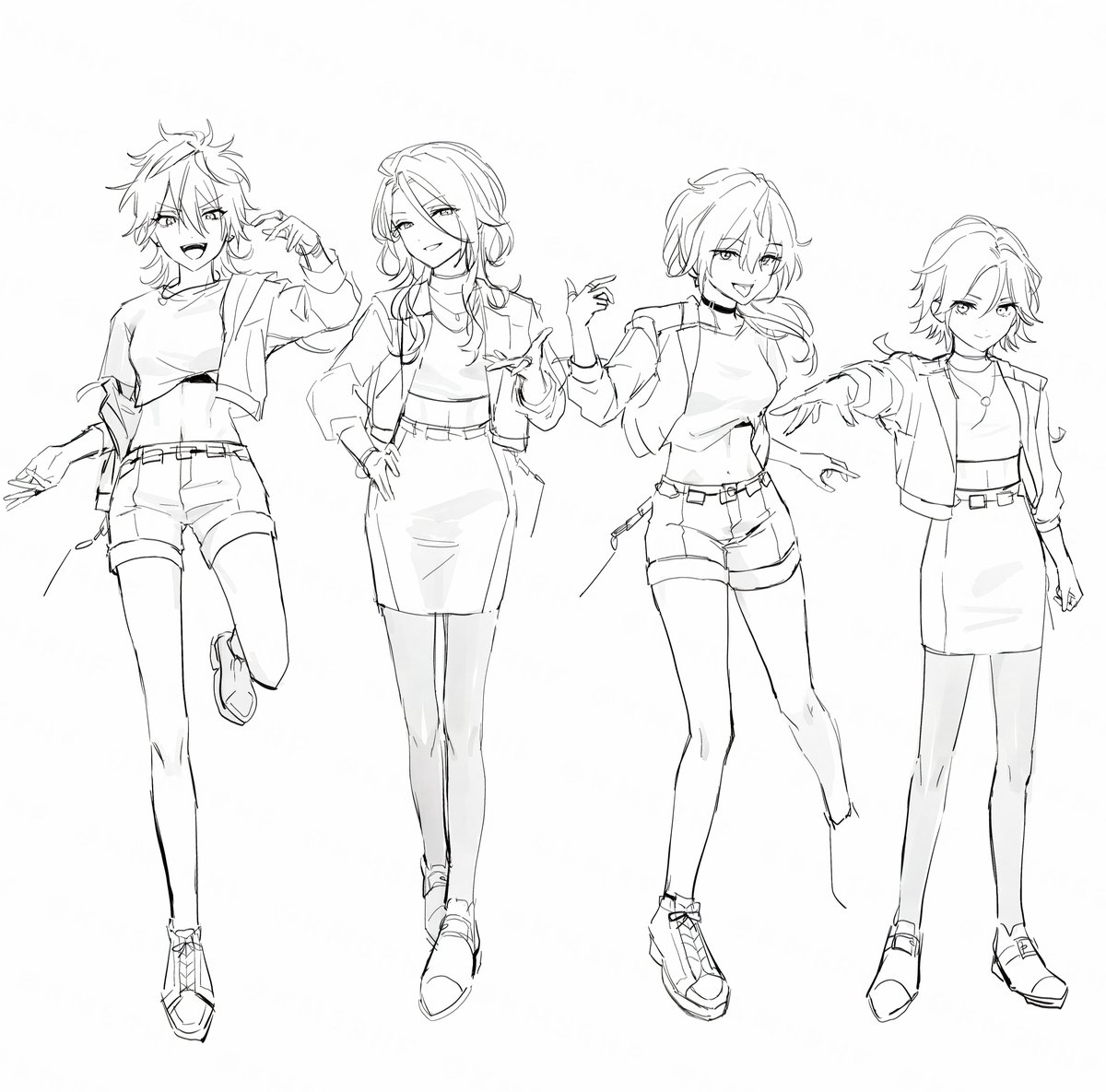 KMSRHF's tweet photo. にょたってマジで絵の練習によくってェ……というのを数年間叫び続けています https://t.co/qQjAAjMZgB