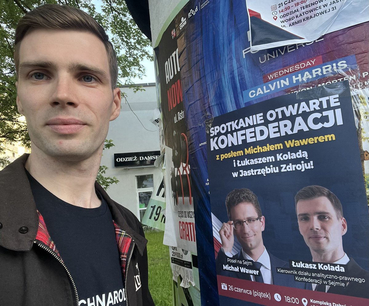 lukasz_kolada's tweet photo. Jastrzębie Zdrój i okolice gotowe na przyjazd posła Michała Wawera! 
Widzimy się w piątek 💪🏻🇵🇱

#Konfederacja #RuchNarodowy #jastrzebiezdrój https://t.co/Cp4QjTEVLc