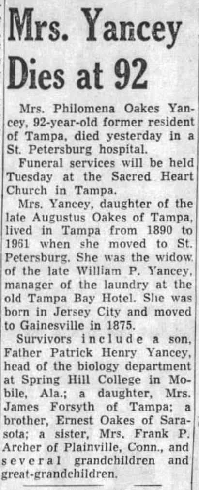 GoodCemeterian1's tweet photo. The 1964 obituary for Ernest Augustus and Jane's daughter, Philomena was very informative. https://t.co/1b2nkhMCAv
