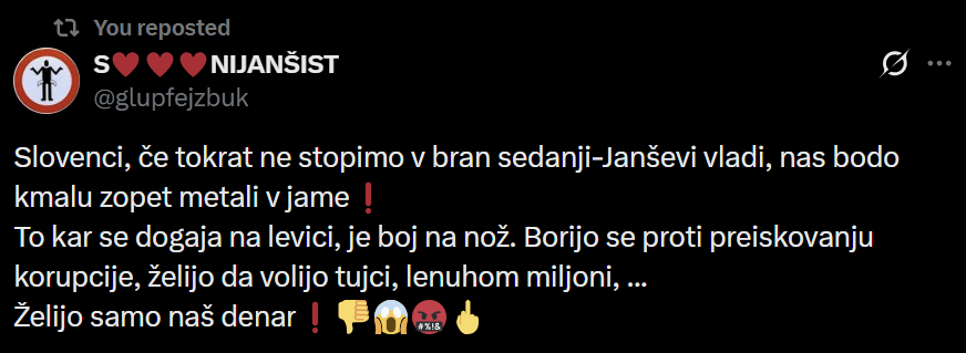 SamoGlavan's tweet photo. Tole je treba deliti večkrat na dan: https://t.co/94RnSeDBru