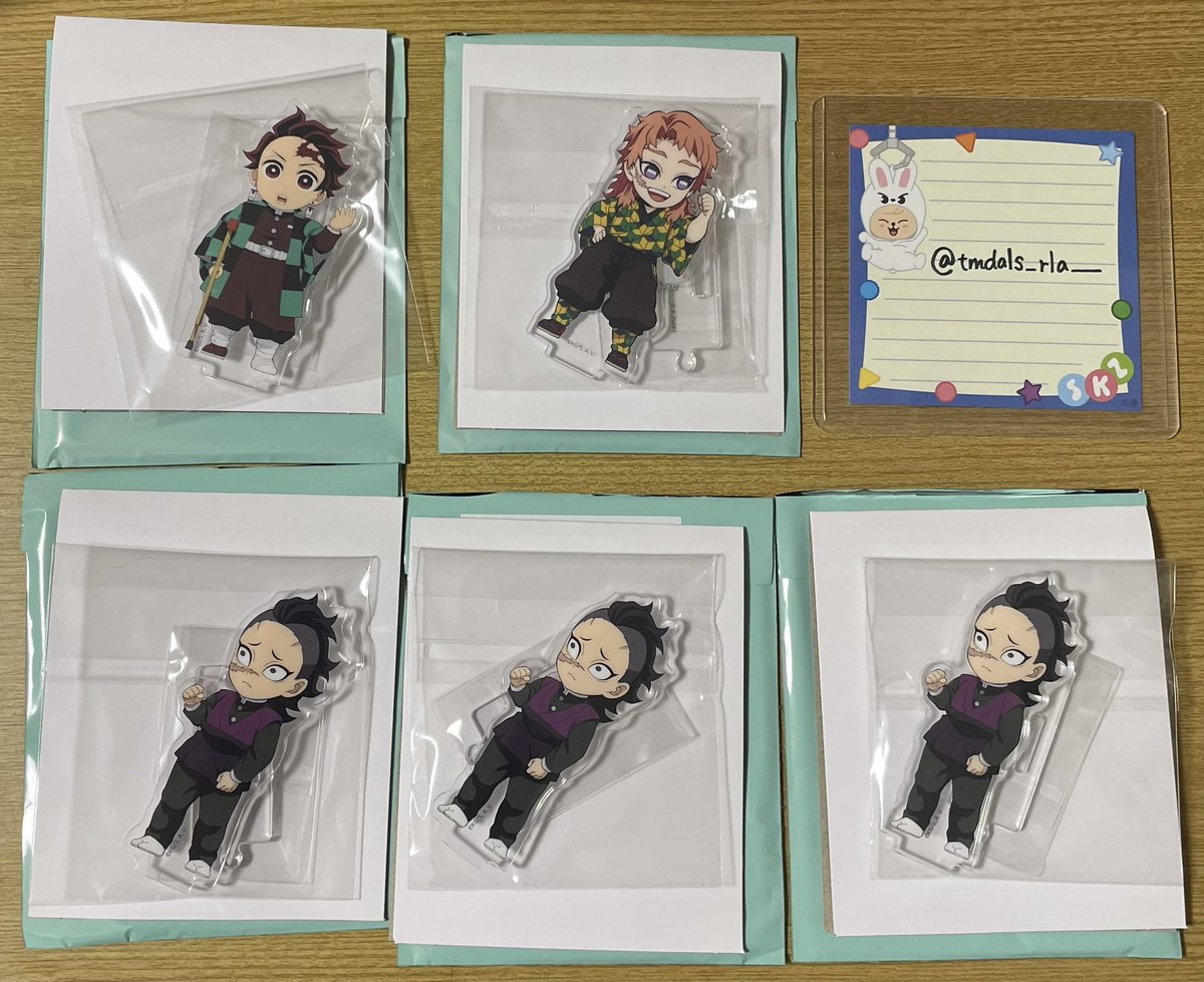 tmdals_rla___'s tweet photo. 鬼滅の刃 繋がる大集合 繋がる アクリルスタンド アクスタ 交換

【求】画像1枚目

【譲】画像2〜8
　　　繋がる大集合 ハンドメイド バレンタイン   ハロウィン early winter 午年 ピクニック

ご不快でなければ、義勇実弥との交換のみ複数提供可能です。
難しいと思いますがお声がけお願いいたします https://t.co/WH3llxaYH1