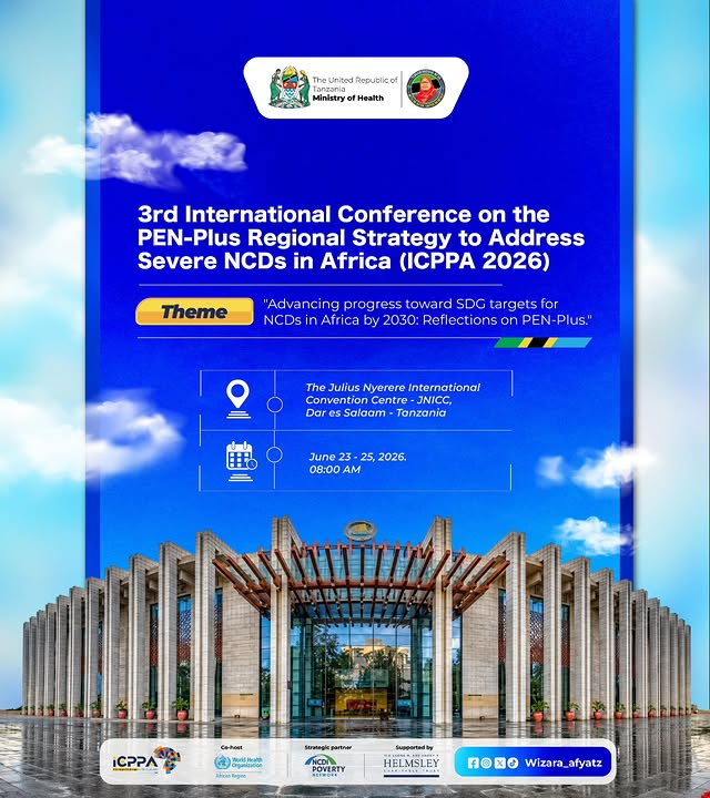 NCDIpoverty's tweet photo. One day away from #ICPPA2026 in Tanzania! Excited to celebrate momentum for the PEN-Plus model of integrated care, which is expanding fast across sub-Saharan Africa and improving care for #NCDs. 

Follow along with a livestream, agenda and more @WHOAFRO: https://t.co/pQ9yovJTeA https://t.co/4u0NhX7WK1