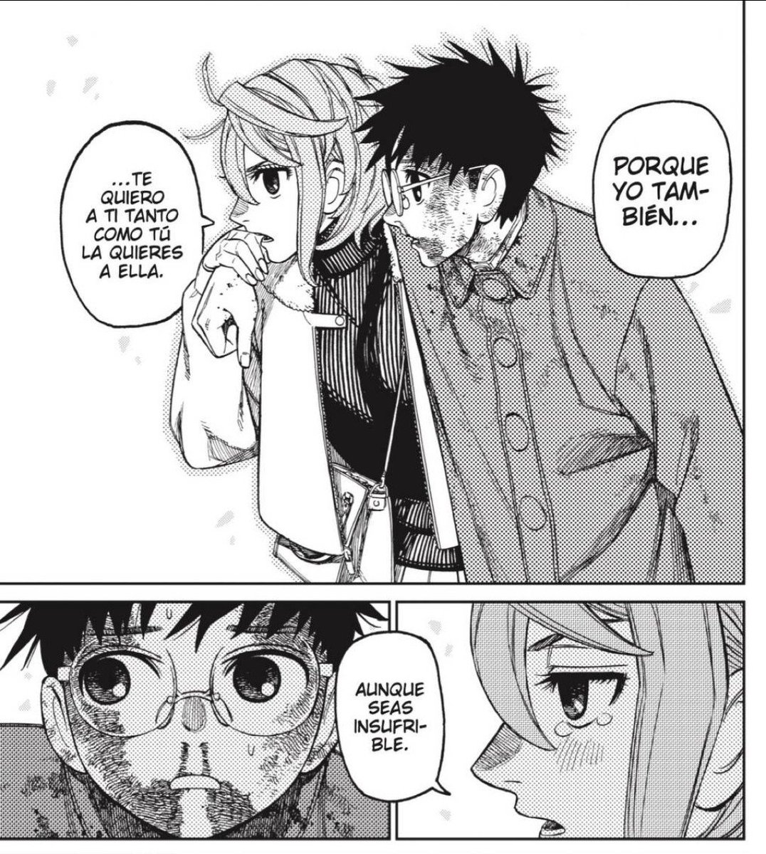 PaoYn18's tweet photo. I really like how Aira has handled the rejection. I especially loved the Spanish translation.

she tells him that she loves Okarun just as much as he loves her.

 So good! https://t.co/cKnyPiftSl