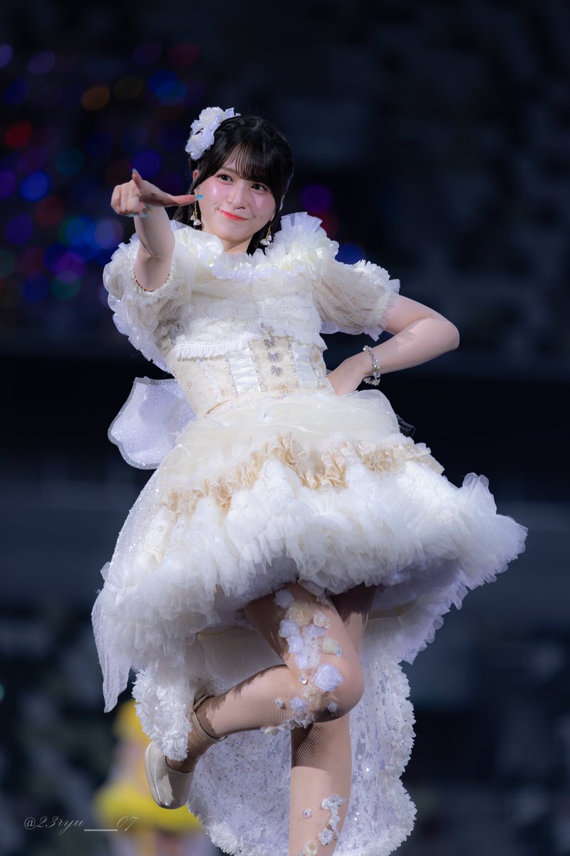 23ryu__07's tweet photo. ＝LOVE STADIUM LIVE 
「Beyond "KYUN"♡」  
@ MUFGスタジアム(国立競技場)  

佐々木舞香ちゃん(@sasaki_maika) 

衣装と相まって多幸感にあふれててやばい！
まっっっじで可愛かった🫧

#イコラブ国立 
#イコラブ_カメコ https://t.co/mu1TUJ3atQ