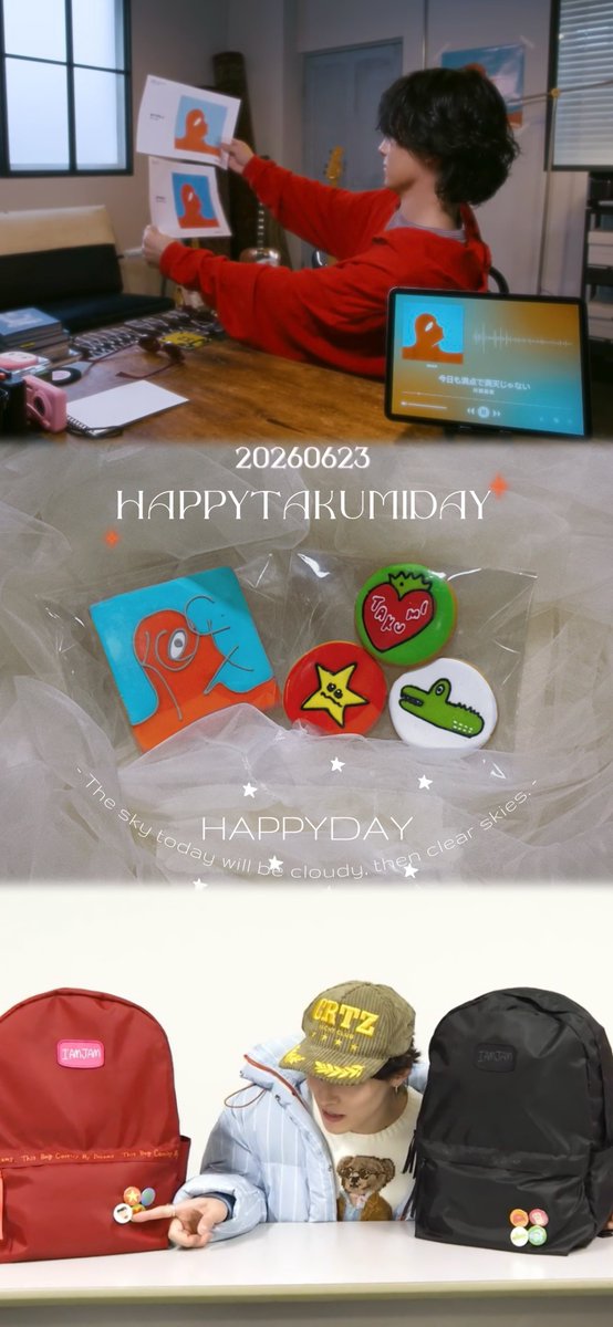 tkmtonnm's tweet photo. 🧡   .  *     .        🌙
   0️⃣6️⃣2️⃣3️⃣ * .   🪐
*   .        .  𝘏𝘈𝘗𝘗𝘠 𝘉'𝘋𝘈𝘠    *🩷
  .     *☀️.      ✨    .

27歳のお���生日おめでとう🧁❣️
拓実くん今日も満点だよ☀️💯🧡🩵

今年もいっぱい笑おう！⭐️
とってもだいすき(> ·̫ <)💕
#拓実と見る景色は満点
#HappyTakumiDay
#川西拓実 https://t.co/Xlb6gHRzDX