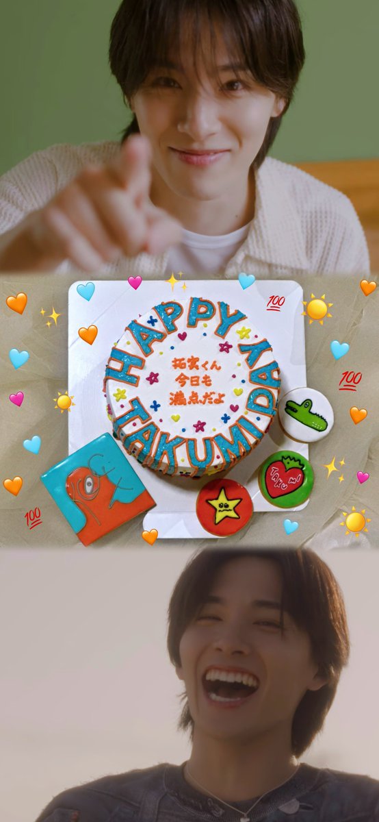 tkmtonnm's tweet photo. 🧡   .  *     .        🌙
   0️⃣6️⃣2️⃣3️⃣ * .   🪐
*   .        .  𝘏𝘈𝘗𝘗𝘠 𝘉'𝘋𝘈𝘠    *🩷
  .     *☀️.      ✨    .

27歳のお���生日おめでとう🧁❣️
拓実くん今日も満点だよ☀️💯🧡🩵

今年もいっぱい笑おう！⭐️
とってもだいすき(> ·̫ <)💕
#拓実と見る景色は満点
#HappyTakumiDay
#川西拓実 https://t.co/Xlb6gHRzDX