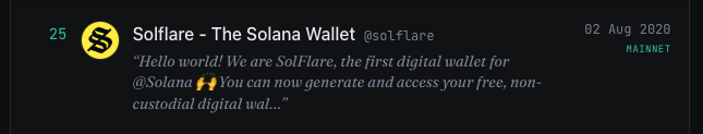 Vidor | Solflare tweet media