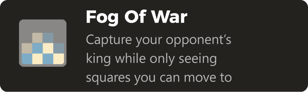 chesscomayuda's tweet photo. @GMHikaru @GothamChess @chesscom_es Conclusión
Ahora ya sabes qué es el ajedrez Fog of War, sus reglas y cómo puedes jugarlo online en @Chesscom. Únete al club de Fog of War y haz clic en el enlace de abajo para jugar una partida de esta u otras apasionantes variantes.
https://t.co/GjeYwgyjxj https://t.co/H5xWLFIdNa
