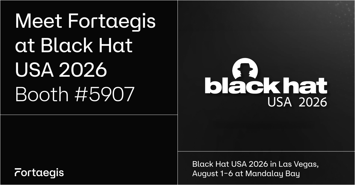 FortaegisTech's tweet photo. Looking forward to #BlackHat2026 in Las Vegas. Fortaegis will be at Booth #5907 showcasing quantum-safe communications, silicon-rooted trust, and secure interoperable AI infrastructure for critical networks. Stop by and connect.

#BlackHatUSA #Cybersecurity #QuantumSecurity #AI https://t.co/MV95vkWBog