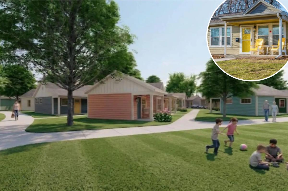 nypost's tweet photo. New tiny home village has $300 rent, a gym and free healthcare - here's who gets to live there https://t.co/hxOpWmXy9O https://t.co/OfIE4fMNZx