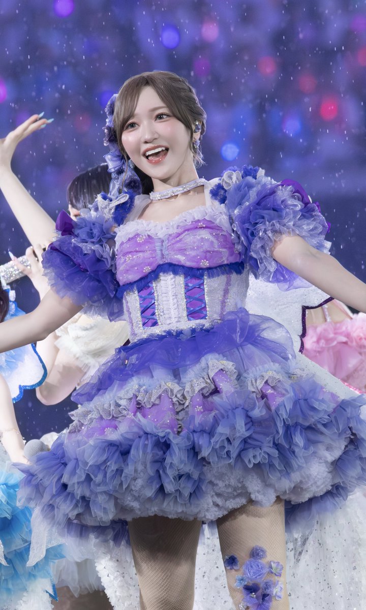 pop_tiara_'s tweet photo. ┊　         　┊　         　┊　         　┊
┊　     　    ┊　         　┊　             ✧･ﾟ
┊　         　┊　      　   ✧･ﾟ
┊　             ✧･ﾟ
✧･ﾟ

ちゅるちゅるいーちゃんʚ̴̶̷̆ ̫ ʚ̴̶̷̆💜
衣装のフリルの繊細なグラデーションも素敵⟡.
 #イコラブ_カメコ #野口衣織 https://t.co/uxPd6oALtR