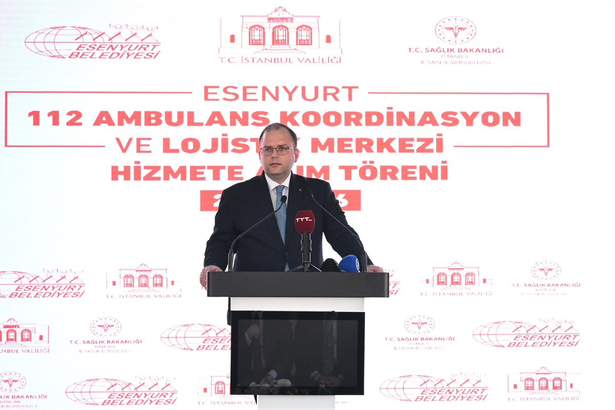 dr_aemreguner's tweet photo. Türkiye’de ilk olma özelliği taşıyan Esenyurt 112 Ambulans Koordinasyon ve Lojistik Merkezi’nin açılışını; İstanbul Valimiz Sayın Davut Gül ve Vali Yardımcımız Sayın Hasan Gözen’in katılımlarıyla gerçekleştirdik.

✅4 Acil Sağlık Hizmetleri İstasyonu (ASHİ) ve 
✅2 Yenidoğan Ambulansının yer aldığı merkez, acil sağlık hizmetlerinin sahadaki koordinasyonunu güçlendirerek vakalara daha hızlı ve etkin müdahale edilmesine, kaynakların verimli kullanılmasına ve vatandaşlara sunulan sağlık hizmetlerinin kalitesinin artırılmasına önemli katkı sağlayacak.

#SağlığınBaşkentiŞifanınAdresiİstanbul
#İstanbul