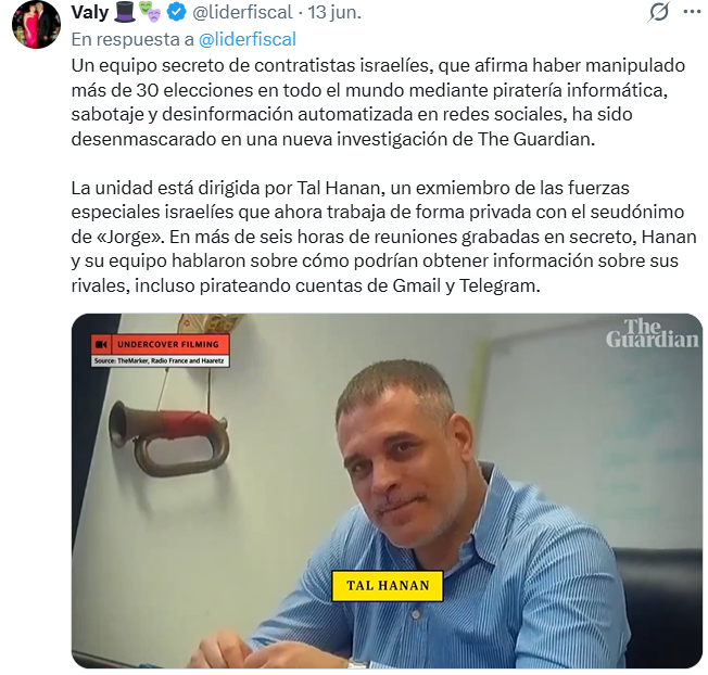 CanitaKai's tweet photo. @MundoEConflicto FRAUDE ELECTORAL, COMO ESTÁN HACIENDO 🇮🇱🇺🇸 EN TODA AMÉRICA LATINA.

Los Congresistas de nuestros países, o ya e$tán vendido$, o no son capaces de sacarnos de esta trama que se pasa por el forro la democracia.

FRAUDE CON TODAS SUS LETRAS. https://t.co/HILuHQYI3U