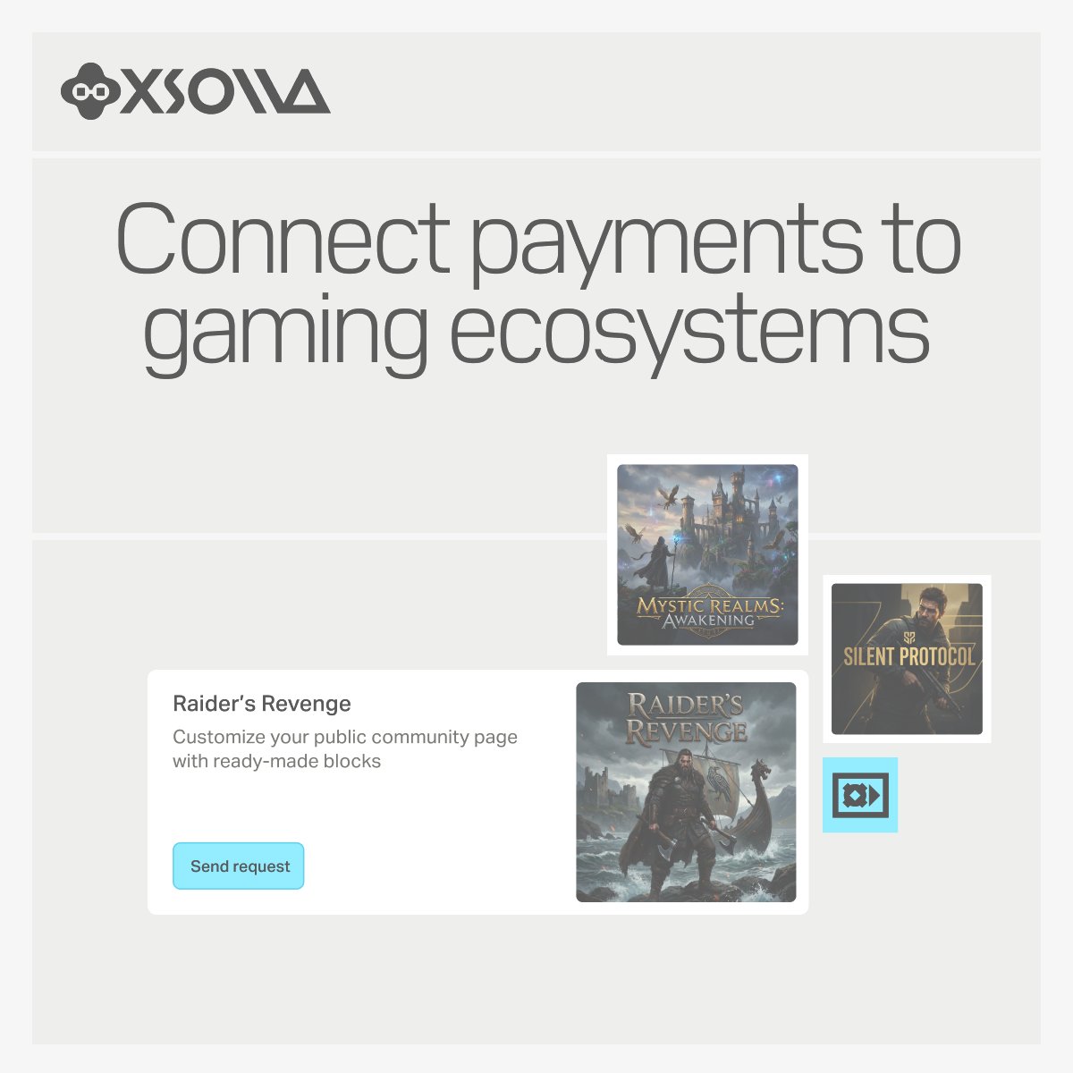 Xsolla's tweet photo. Reach thousands of games with localized checkout, branded stores, and co-marketing all in one place. Discover how: https://t.co/cp8hFdx48U

#gamesindustry #gamedev https://t.co/boKGVDTQt3