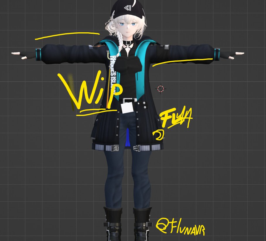 FlunaVr's tweet photo. Tools improved a lot for personalizing avatars. It's faster &amp; more efficient
I still use blender because there's always something new to learn.
I don't want to forget the basics so I keep using it for kitbashing multiple outfits.
#Fluctua3D https://t.co/Kg7W3BYMi3