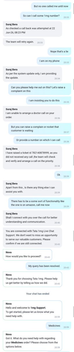 deepmpans's tweet photo. Already raised ticket 782140878999 but again got miss call. 
Like on pithy leading platforms like amazon, there has to be a facility in help section having a button like call me now or atleast a number where I can make call, wait, once connected resolve the issue. https://t.co/EJxmVkFgYK