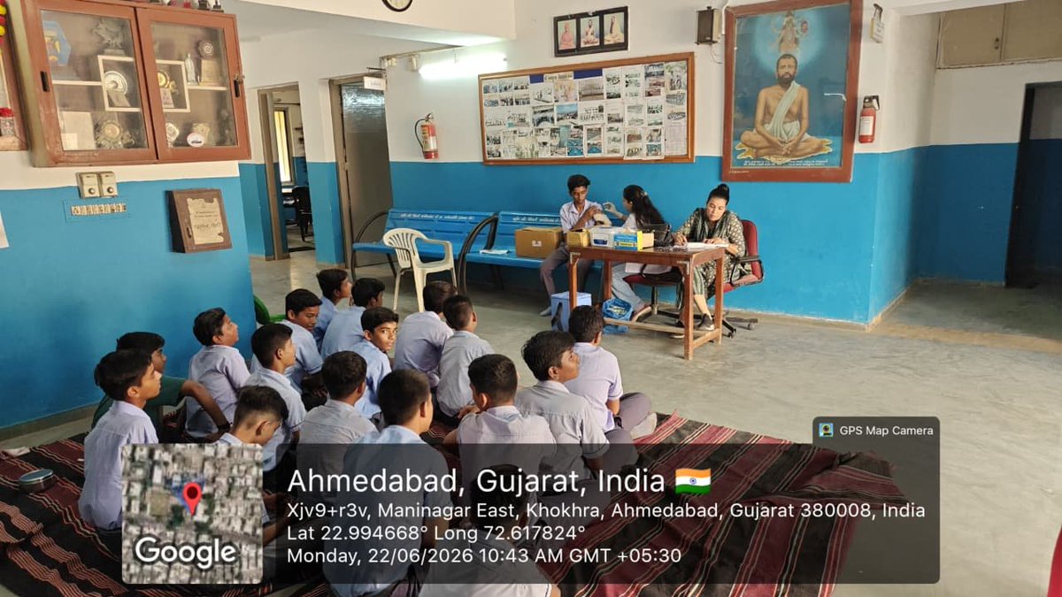 AmdavadAMC's tweet photo. #AMCHealthDepartment #RBSK #HealthScreening #HBTest #TDVaccination #DPTBooster #ChildHealth #Ahmedabad https://t.co/vExU6WkOWr