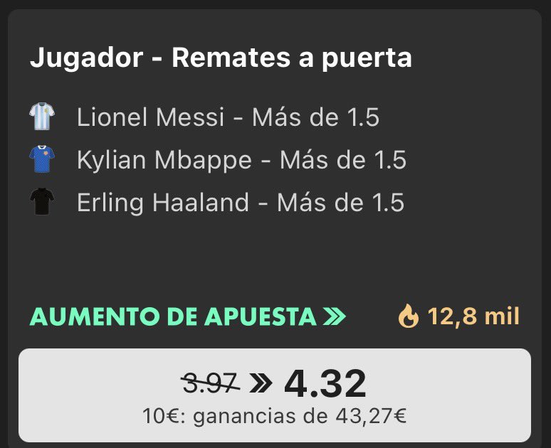 StatixBets's tweet photo. @ApuestasCobrich Me parece obligatorio meter unas moneditas a esta cuota 4.32 🤯💰

Más info  👇👇
https://t.co/AnXygiwRKG https://t.co/maKQ9dpl9D