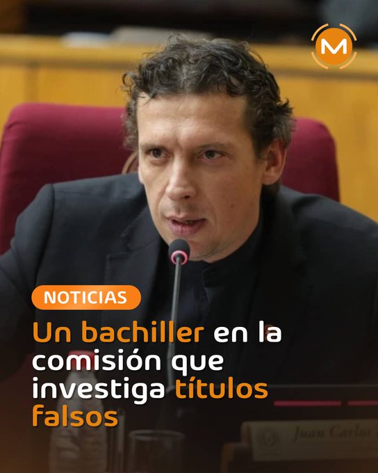 Telefuturo's tweet photo. ¡VERGÜENZA! DEJEN DE BURLARSE DEL PUEBLO 🇵🇾

🔴 La comisión que investigará títulos falsos tiene un miembro bachiller

🔸 Se trata de Juan Carlos 'Nano' Galaverna, según una publicación de @UltimaHoraCom

👉🏼 Luego integran Patrick Kemper (Lic. en Administración de Empresas), Derlis Maidana (abogado), Lizarella Valiente (psicopedagoga), Zenaida Delgado (grafóloga), Dionisio Amarilla (economista), Blanca Ovelar (psicóloga y docente), Esperanza Martínez (doctora), y los abogados Rafael Filizzola, Celeste Amarilla y Yolanda Paredes.

Vía Monumental AM