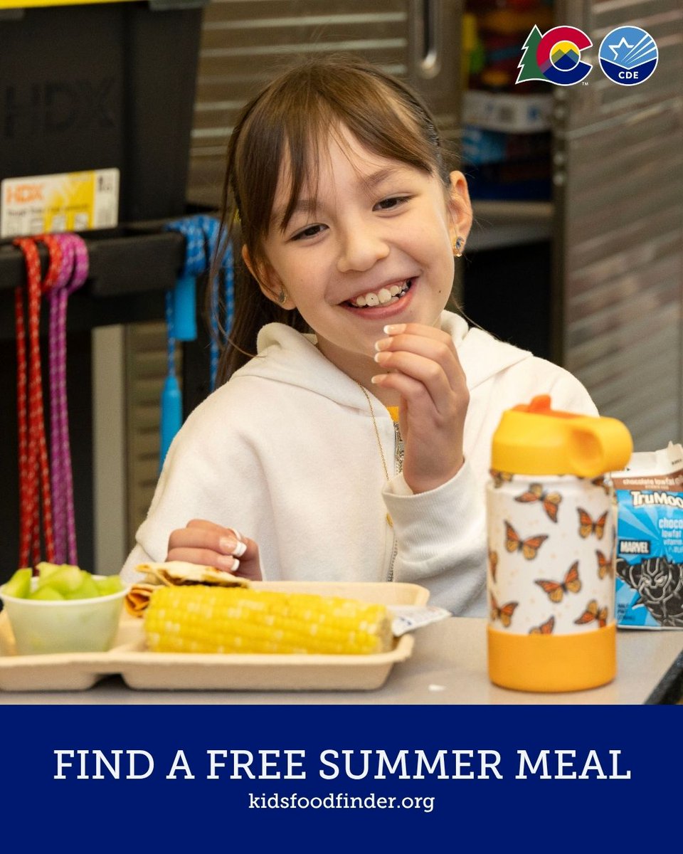 codepted's tweet photo. Find a free summer meal site for children under 18 near you at https://t.co/9o4kjt6PCU! https://t.co/KYLfSO3t3N