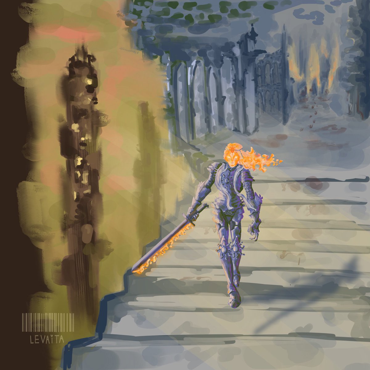 levaitaa's tweet photo. New oc painting! https://t.co/5vOgNYyR77