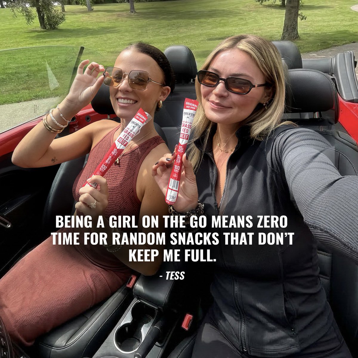 ObertoBeefJerky's tweet photo. Busy doesn’t mean settling for bad snacks. 10g protein. 0g sugar. #Oberto 🥩 https://t.co/4Q3Oss69JM