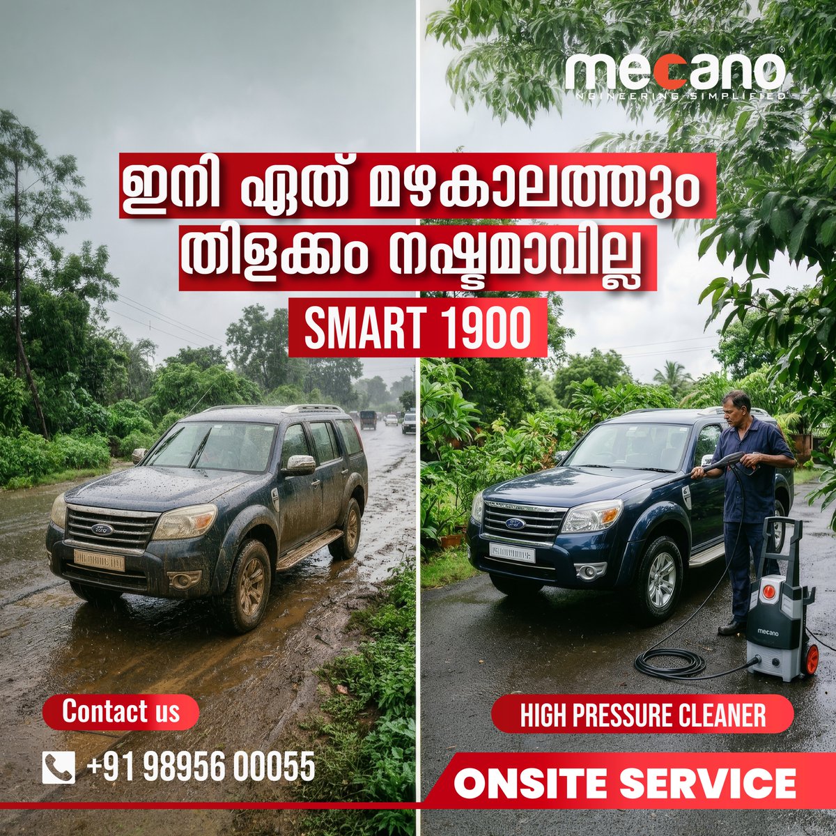 Mecano150's tweet photo. Clean Smarter with Mecano SMART 1900🚗

Turn dirty vehicles into spotless ones with the Mecano SMART 1900 High Pressure Cleaner. Powerful, fast, and easy to use for cars, bikes, and outdoor cleaning.

📞 Contact: +91 98956 00055

#Mecano #Smart1900 #HighPressureCleaner https://t.co/XA5JK35NKS