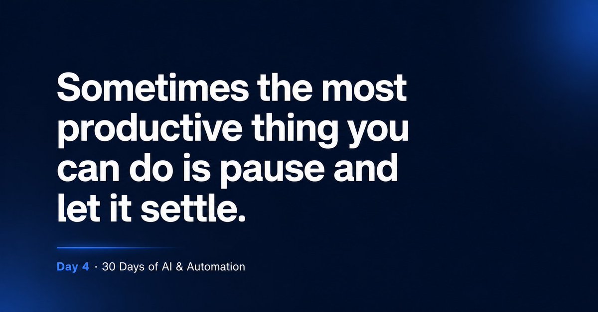 AkaisoDavid's tweet photo. Day 4 of #30daysoftech — rest day.

No new content today, just reflecting on how much the first 3 days already shifted my thinking.

Neural networks, LLMs, and foundation models, they went from buzzwords to a map I can actually read. 🧠

Back tomorrow. #AI #BuildInPublic https://t.co/3TZwDaEymW