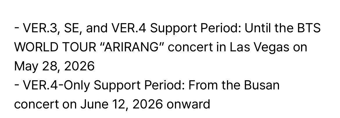 armyyoncee's tweet photo. does this mean na hindi na magsync yung older versions? https://t.co/M61W9lfCbu