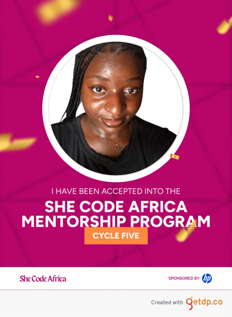 ama_lovesu's tweet photo. Excited to share a public growth that shows my learning journey so far. This project represents my growth, curiosity, and the skills Iโve been building through consistent learning and practice.
Thank you @SheCodeAfrica for being part of this journey ๐
#SheCodeAfrica #techlife https://t.co/2ifdH307S3