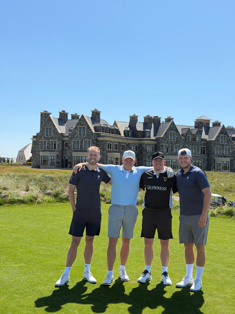 TrumpDoonbeg's tweet photo. We are thrilled to welcome @forebros to stay and play with us at Trump Ireland today. https://t.co/MV0SnwIZUl