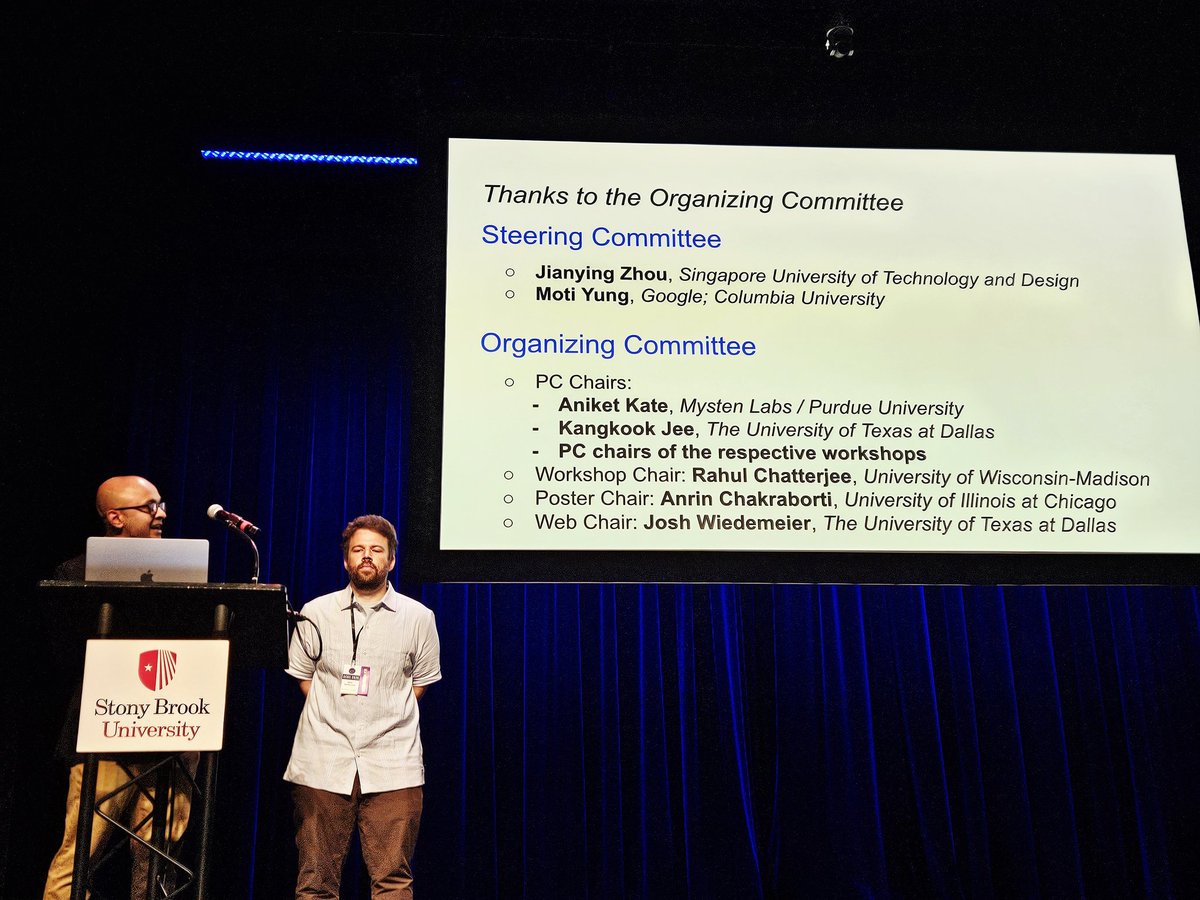 acns_2003's tweet photo. ACNS'26 started, in the nice campus of Stony Brook University. This is the 4th time in NY.

Thanks to the organizing team led by 
General Chairs:
Omar Chowdhury &amp; Nick Nikiforakis (Stony Brook University)
Program Chairs:
Aniket Kate (Purdue University) &amp; Kangkook Jee (UT Dallas) https://t.co/UNztkSZ2sA